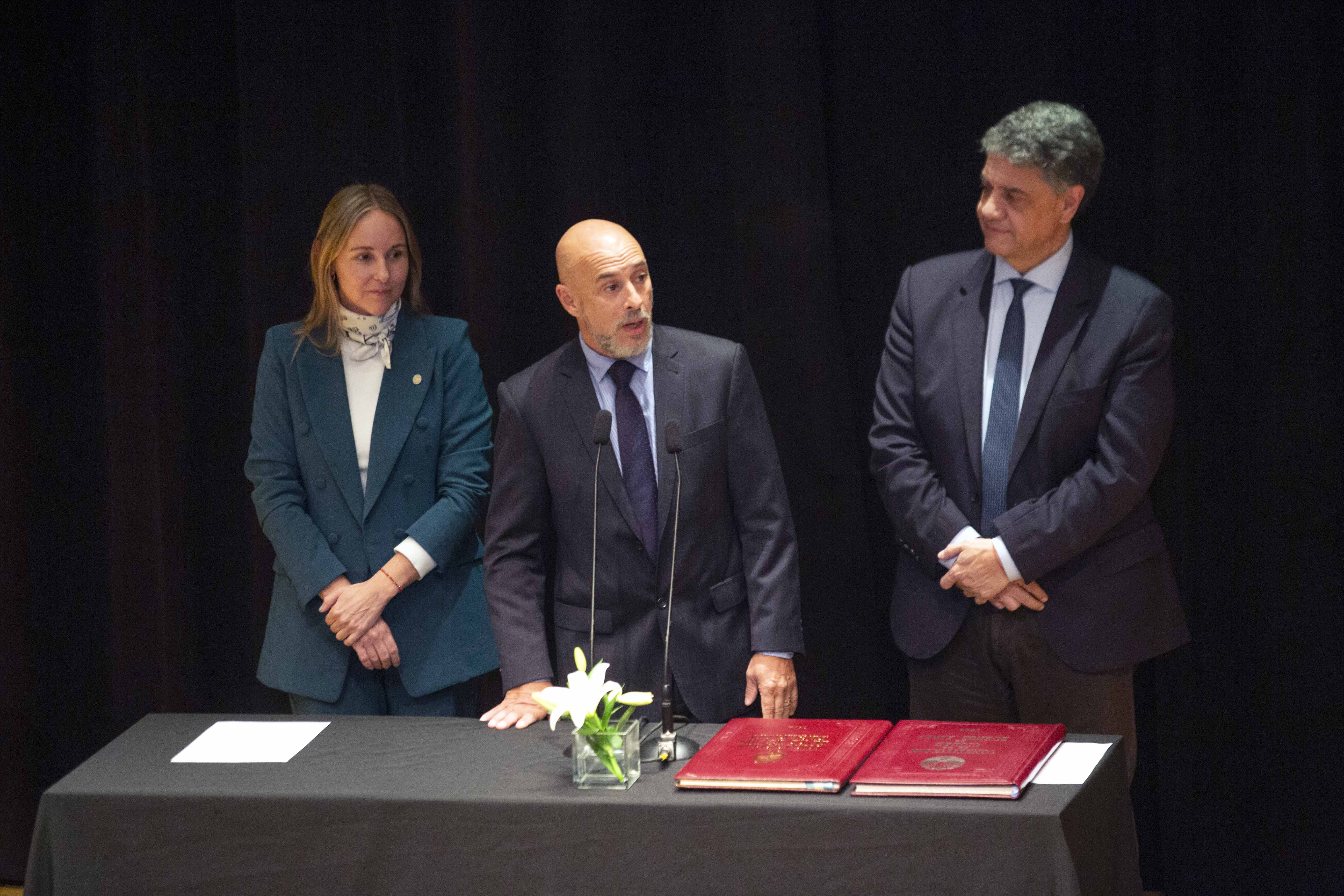 Martín Ocampo juró ante el Jefe de Gobierno Jorge Macri y la Vicejefa Clara Muzzio