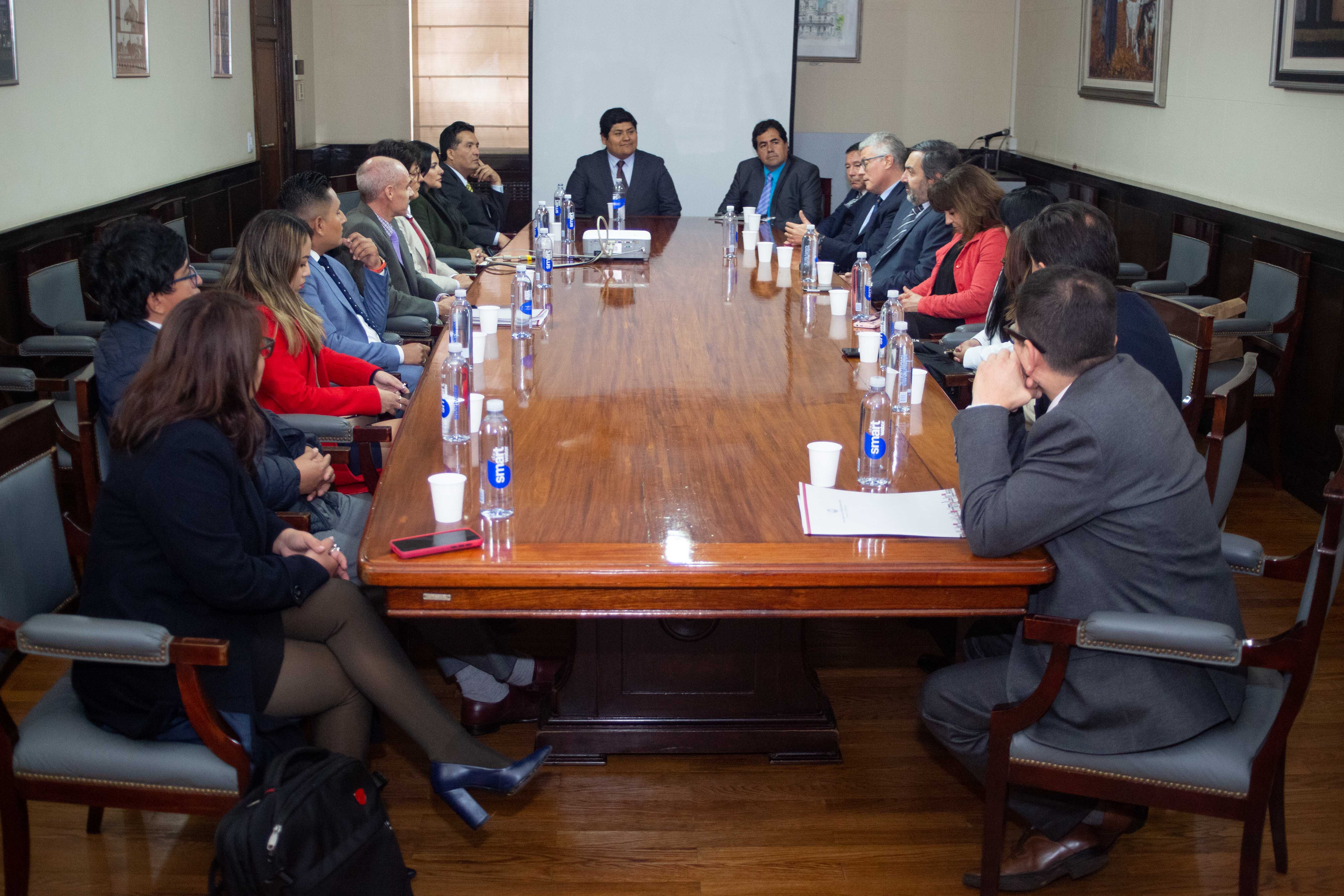 Instante de la capacitación en el Salón Vélez Sarsfield, el la Facultad de Derecho de la Universidad de Buenos Aires.