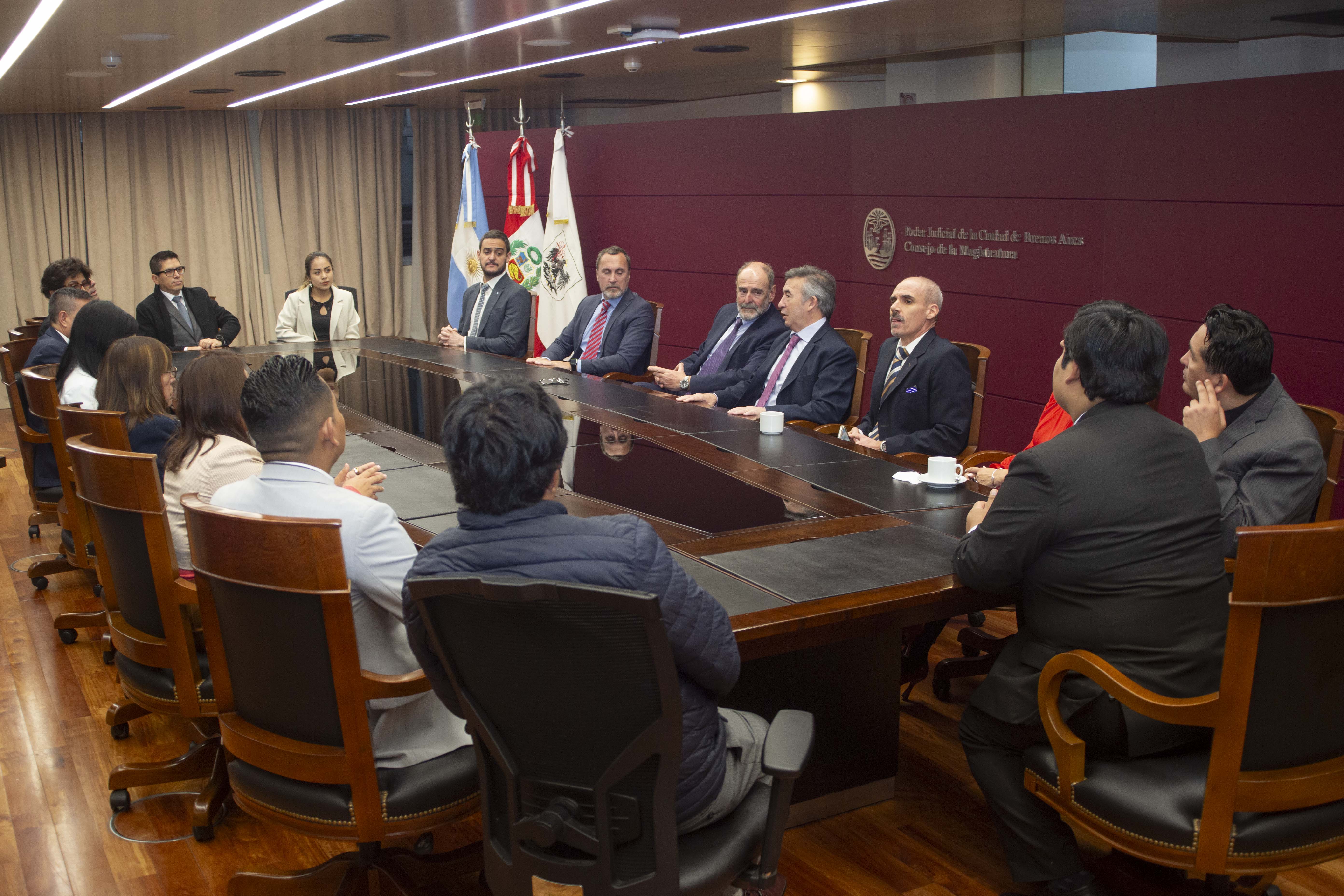 Salón Plenario del Consejo de la Magistratura de la Ciudad.