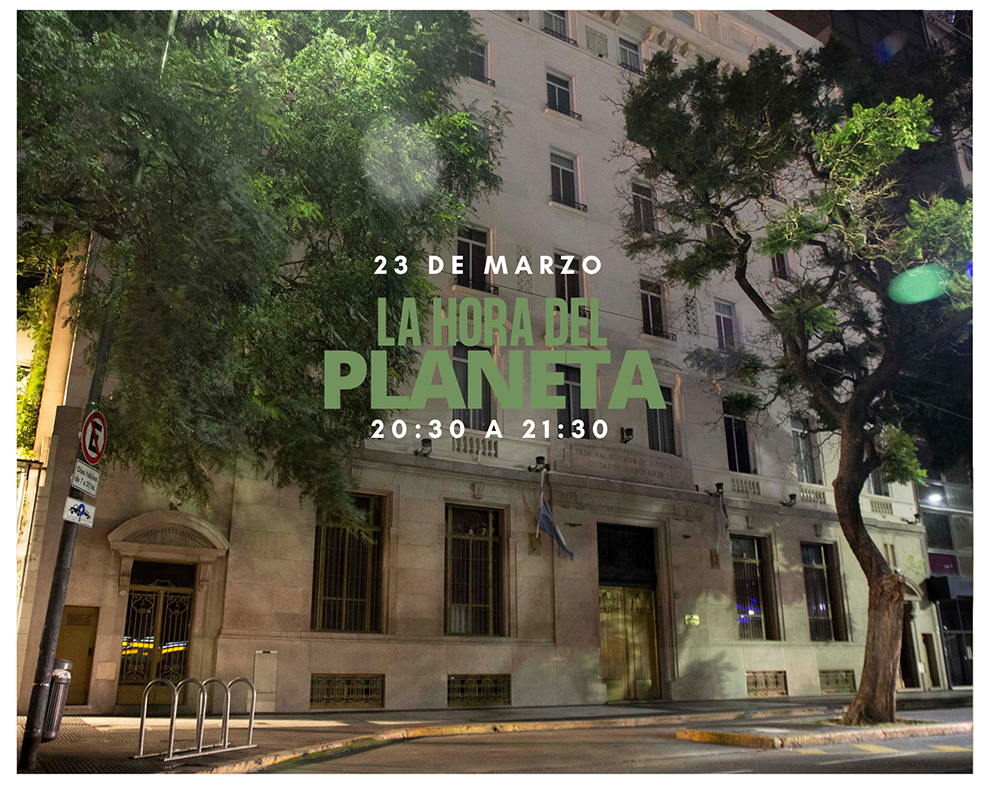 La fachada del Tribunal Superior se iluminará de color verde.