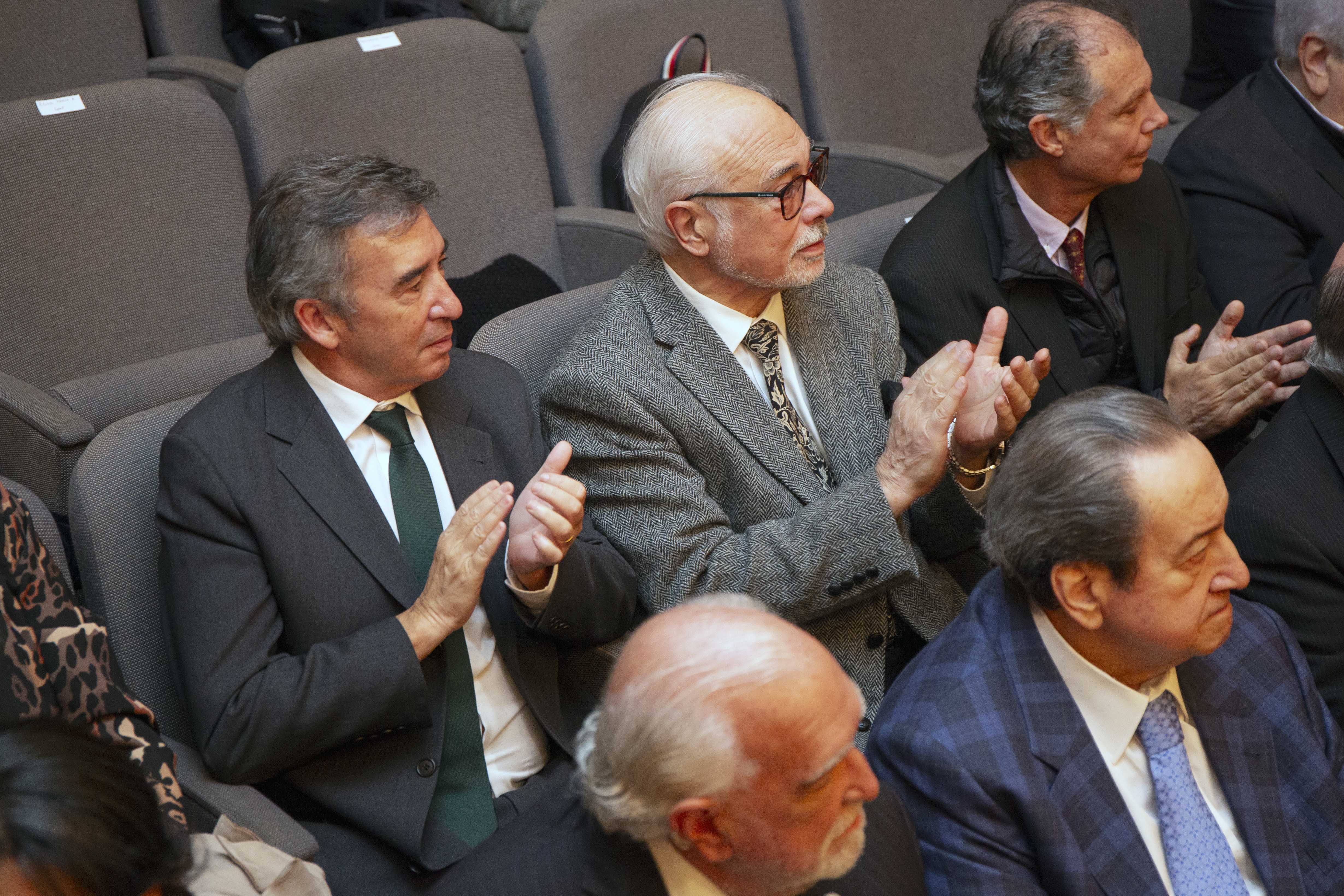 Los jueces del Tribunal Superior de Justicia, Dres. Luis F. Lozano y Santiago Otamendi.