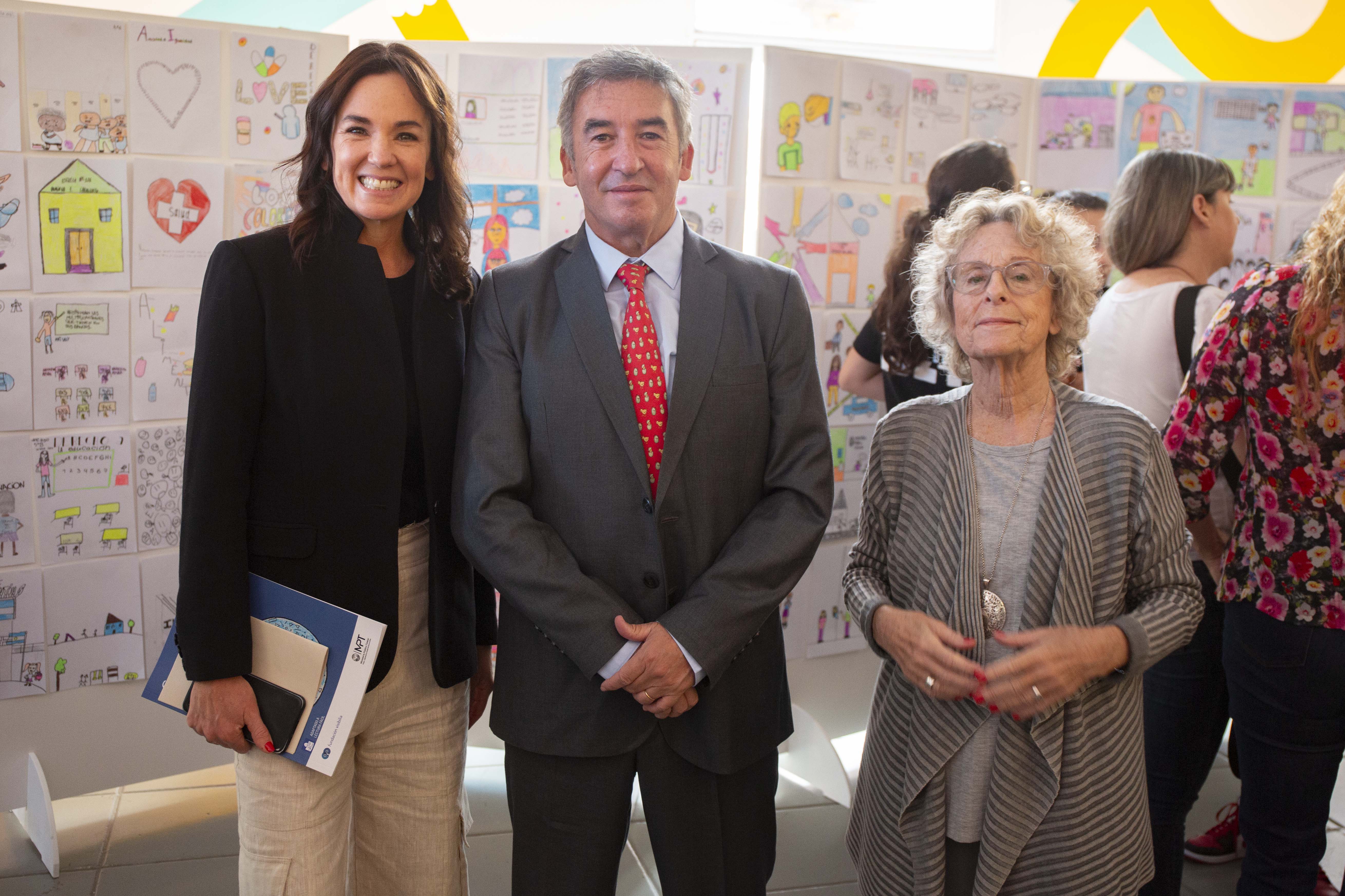 Los jueces del Tribunal Superior de Justicia de la Ciudad, Alicia E. C. Ruiz y Santiago Otamendi junto a la Dra. Carolina Stanley, Defensora General Tutelar