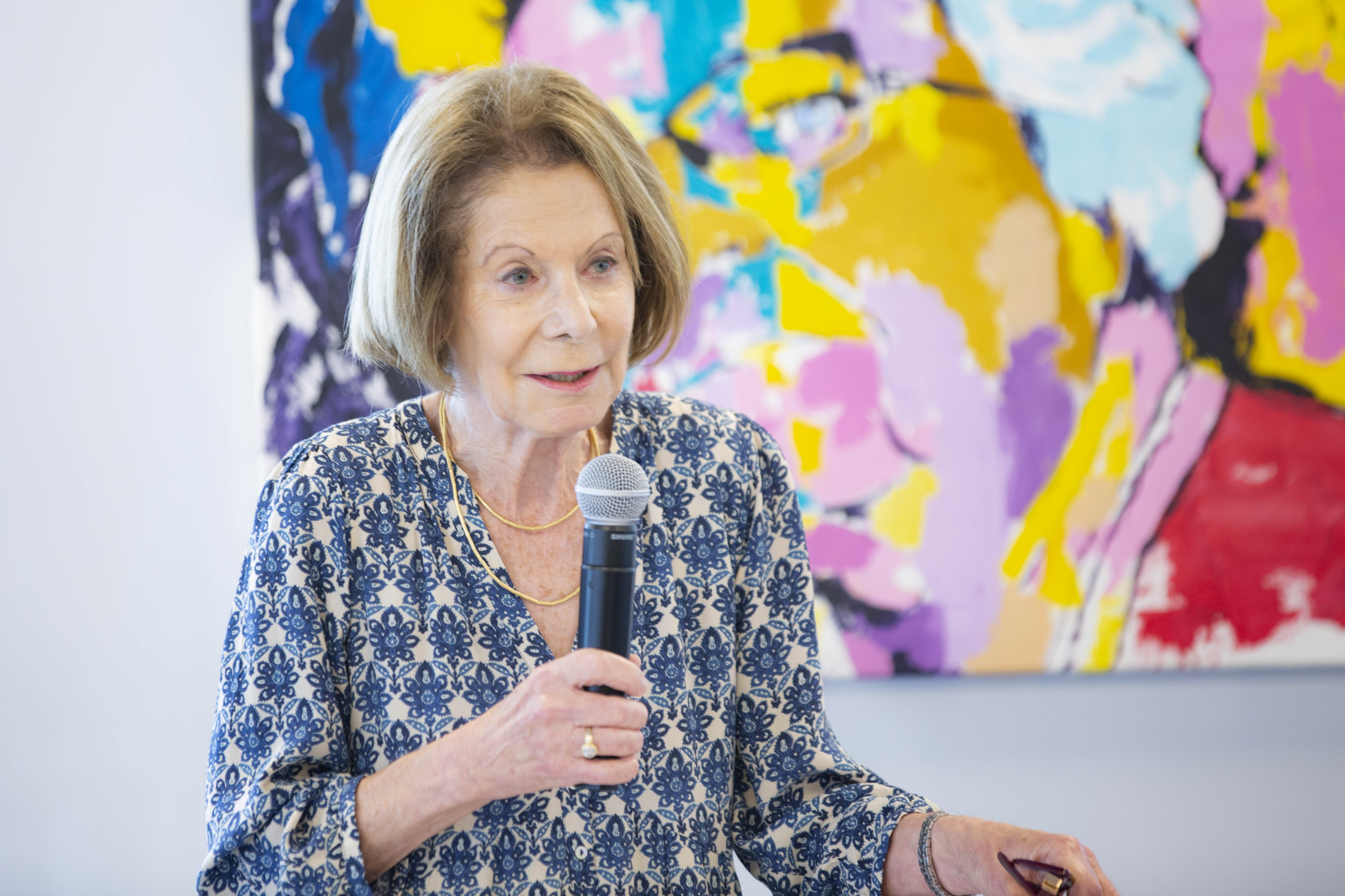 La juez Inés M. Weinberg participando del panel “Mujeres en la Corte”