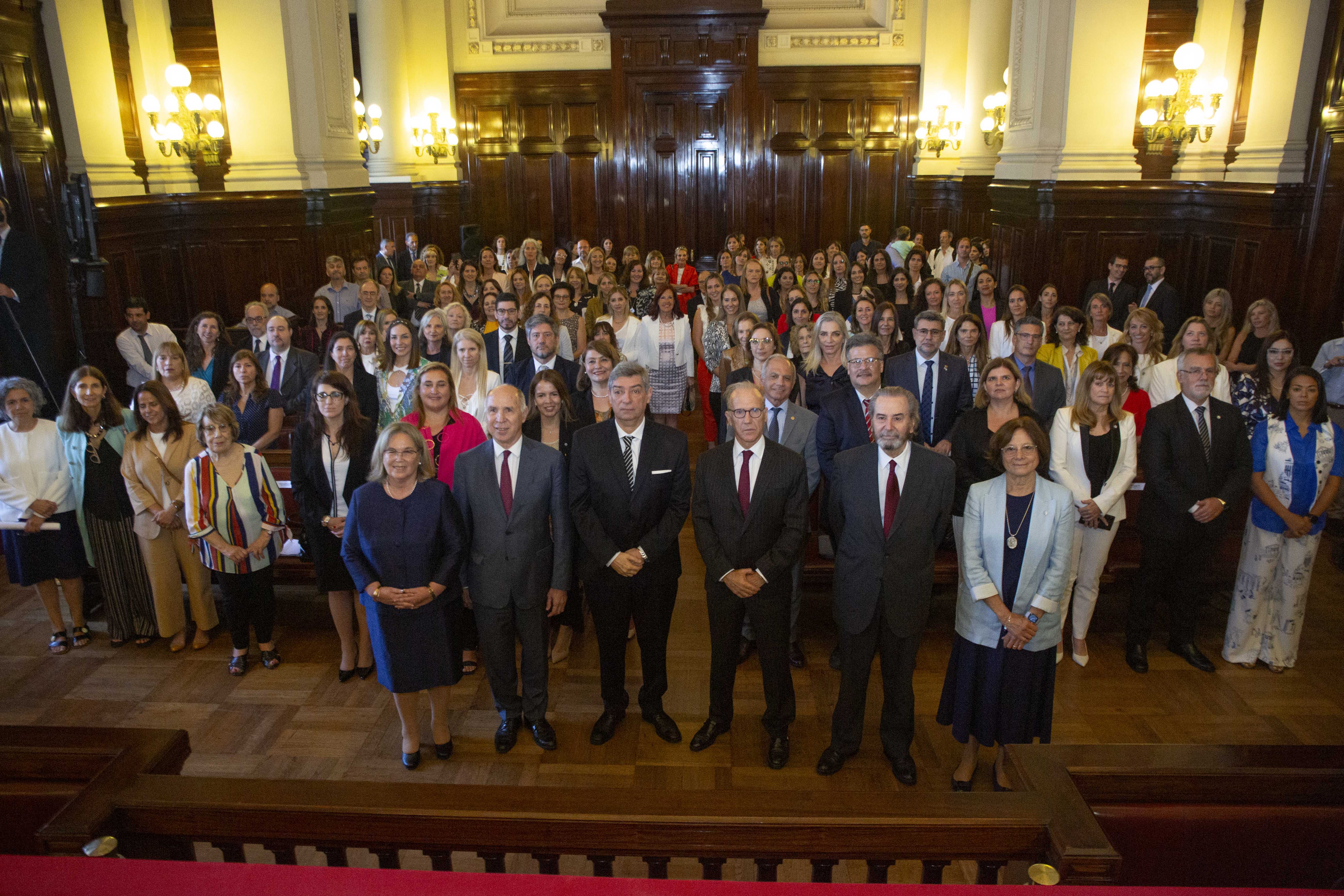 Acto inaugural en la Sala de Audiencias de la Corte Suprema de Justicia de la Nación