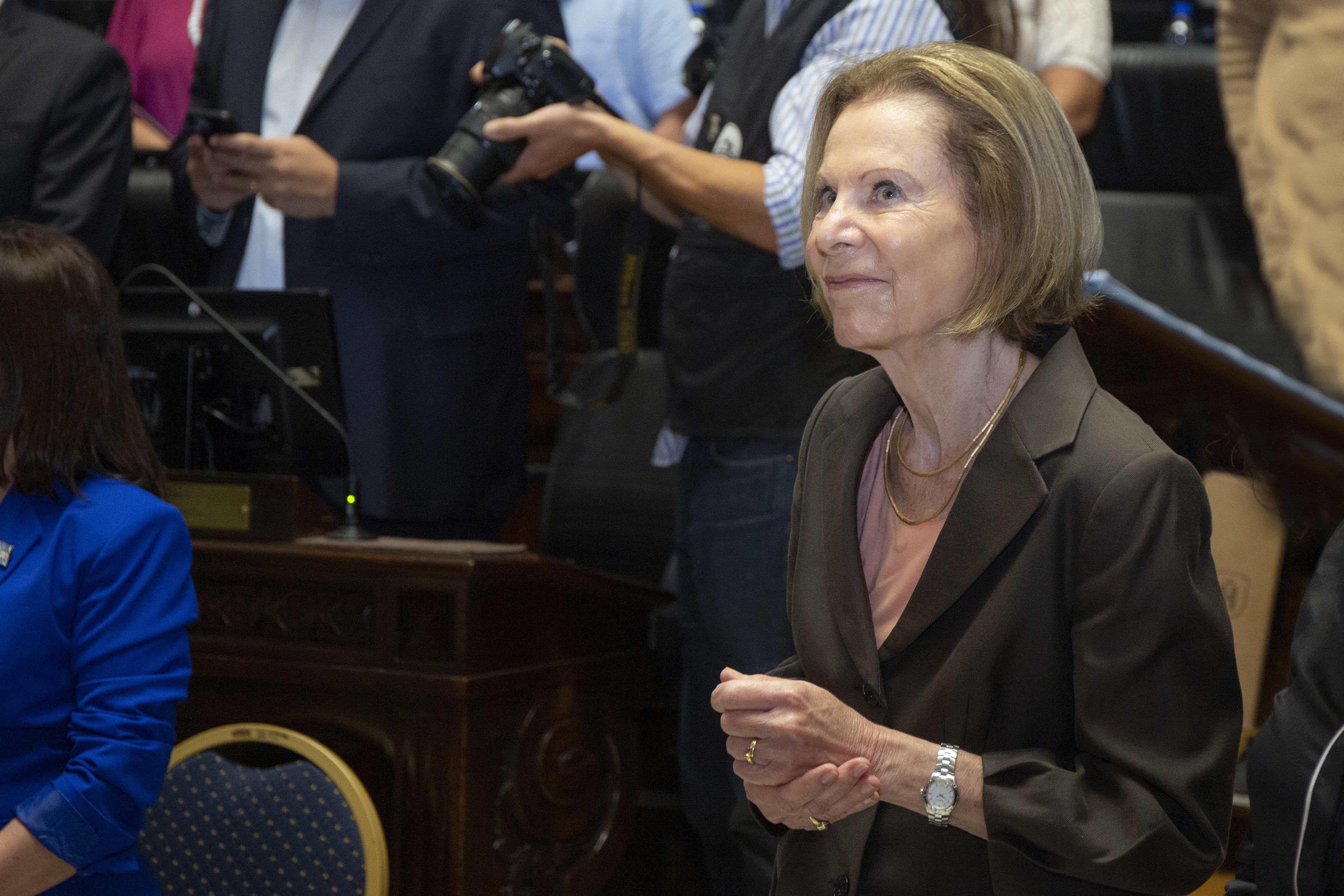 La Presidente del Tribunal Superior de Justicia, Inés M. Weinberg.