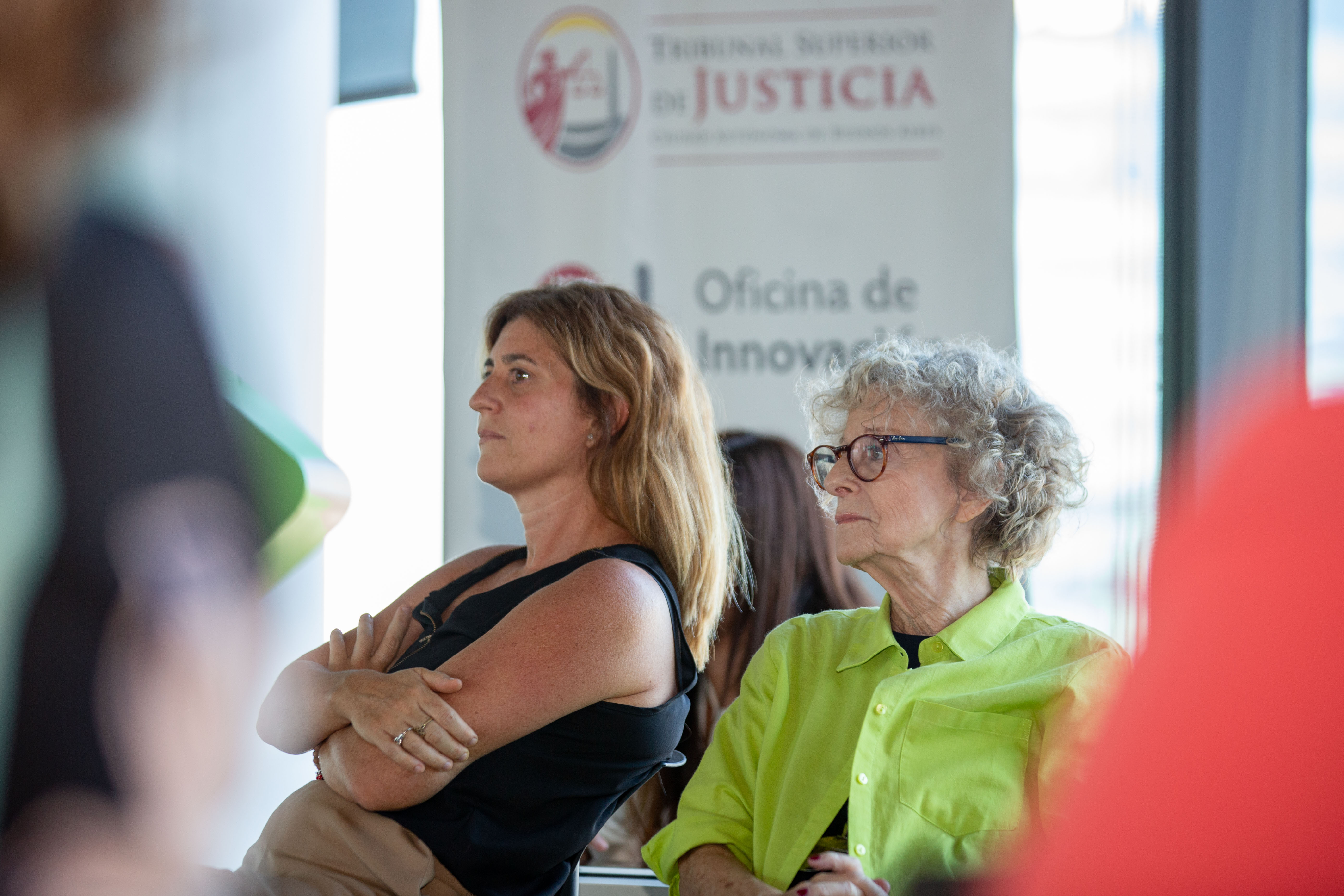 La jueza de este Tribunal Superior, Alicia E. C. Ruiz, durante el taller “La ciudadanía en el centro de la Justicia”.