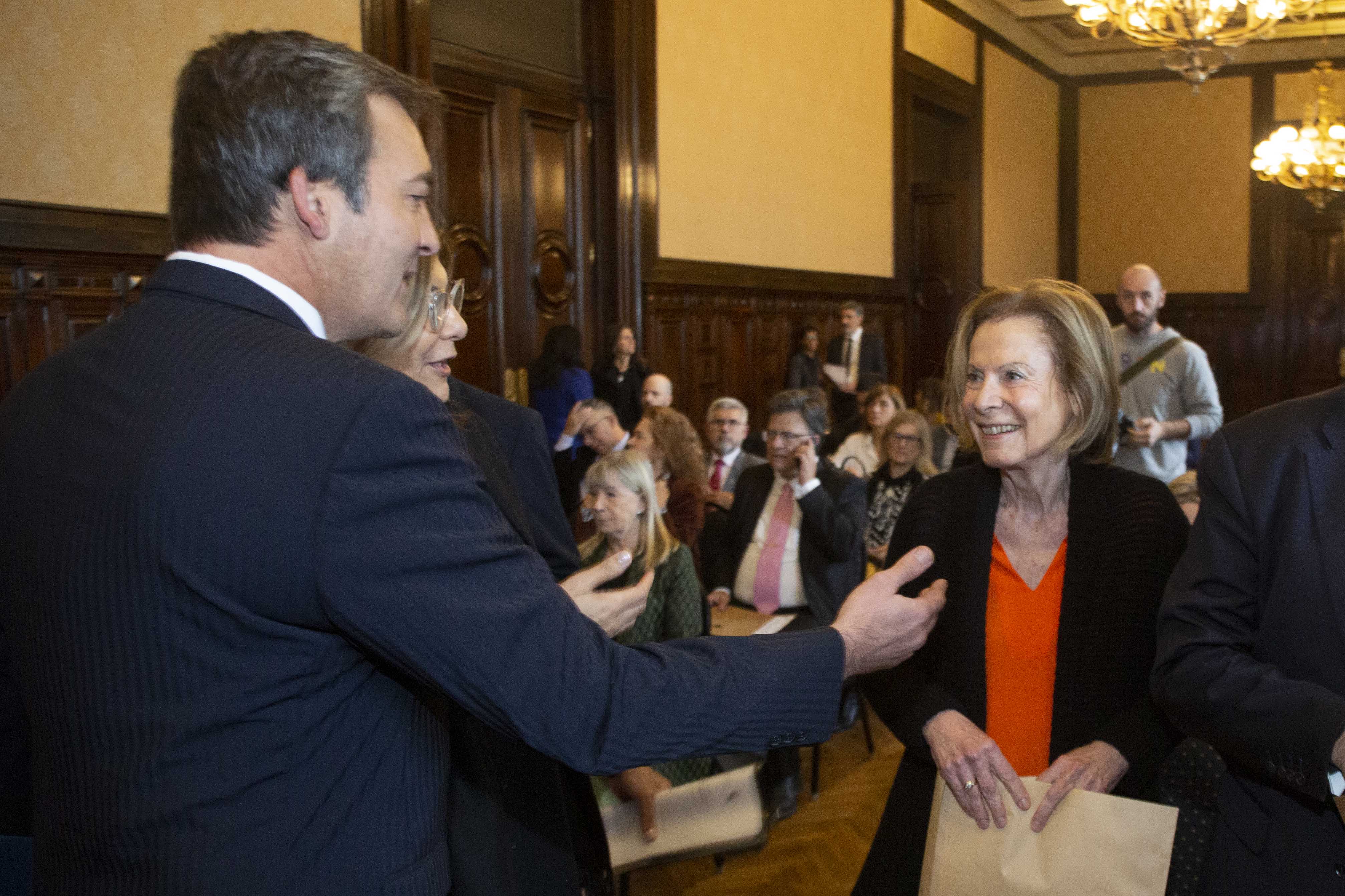 La Dra. Inés M. Weinberg junto al Ministro de Justicia y Derechos Humanos de la Nación, Martín Ignacio Soria y la vocal del Superior Tribunal de Justicia de Entre Ríos Claudia Mizawak