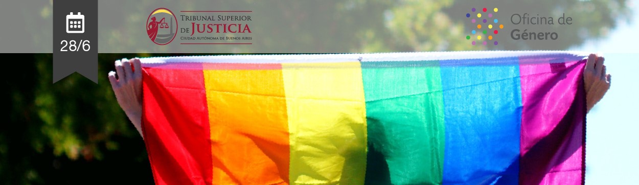 Flyer por el día del Orgullo LGBTIQNB+