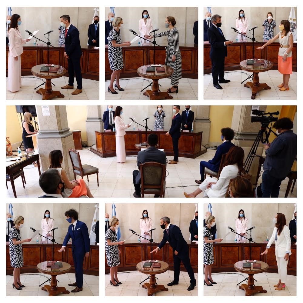 Jura de nuevos jueces y juezas de primera instancia que se incorporarán al fuero Penal, Contravencional y de Faltas (PCyF) del Poder Judicial de la Ciudad de Buenos Aires.