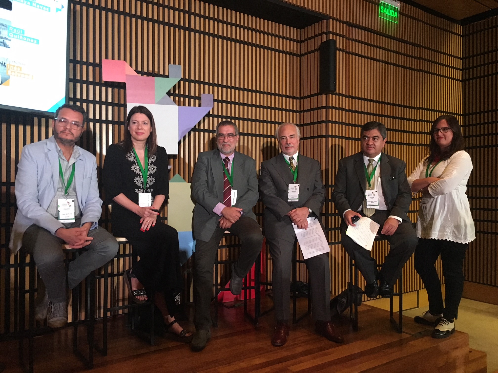 Raúl Quiñonez, Sandra Elena, José M. Costa, Luis Francisco Lozano, Oscar Darío Amaya Navas e Inés Selvood.