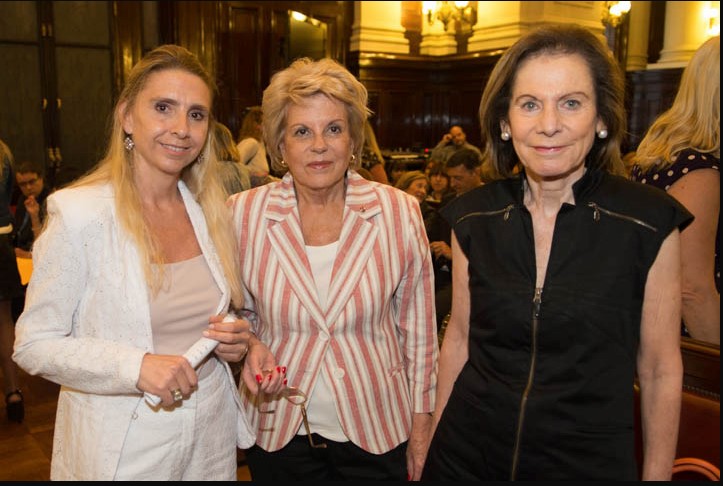 Las juezas Natalia Marcela Molina, Ana María Conde e Inés M. Weinberg