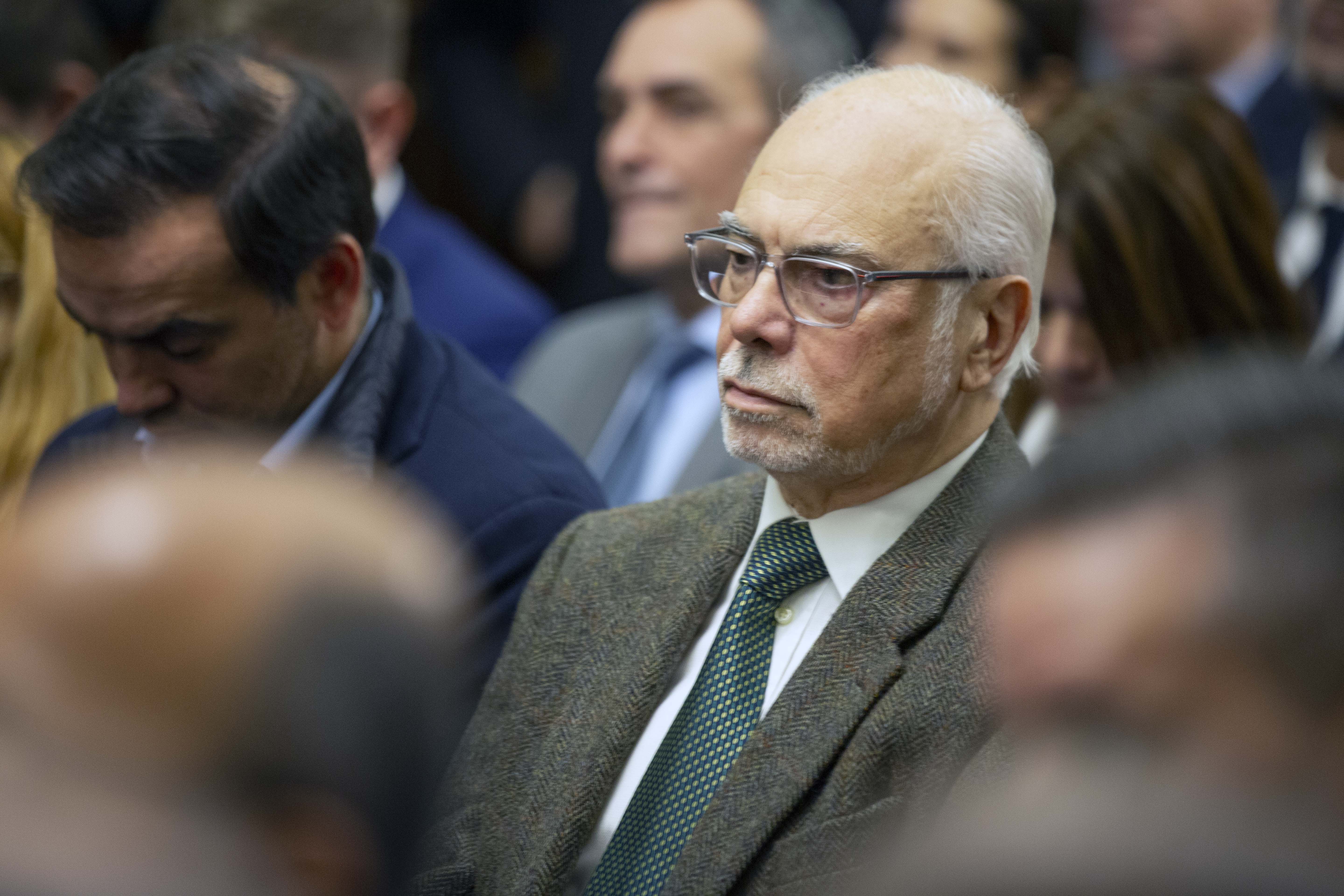 El juez del Tribunal Superior de Justicia, Luis F. Lozano, acompaño el acto en memoria del atentado a la AMIA
