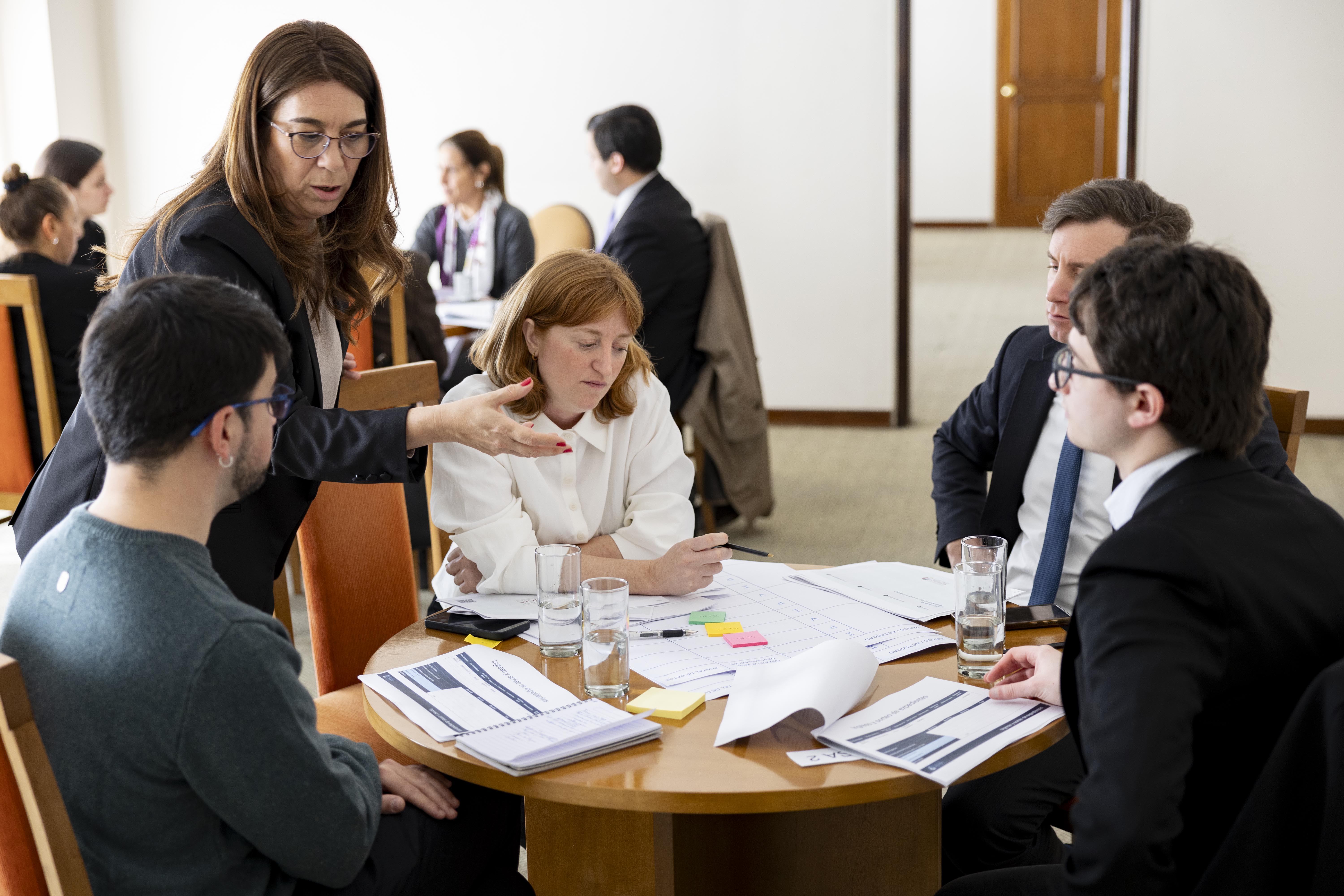 Mesa de trabajo y cocreación